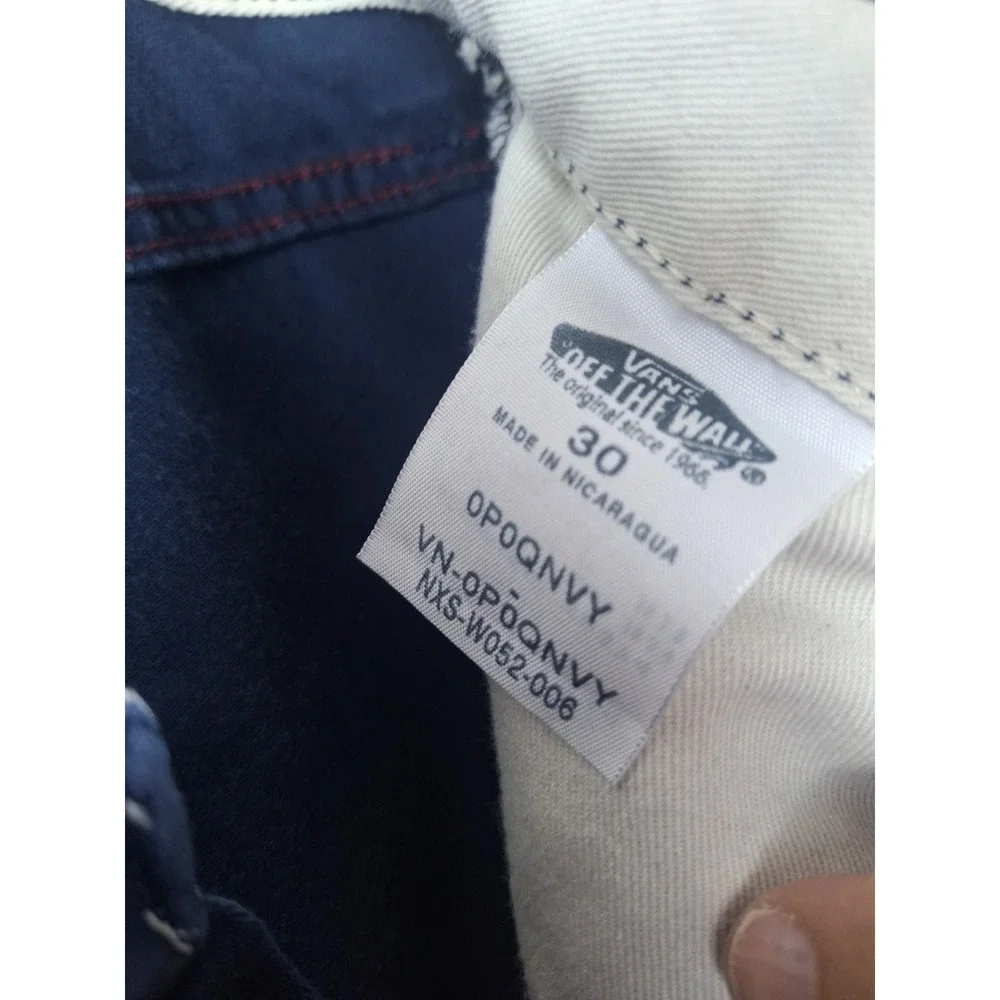 Vans Customade Anthony Van Engelen AVE Chino Pants Mens 32x29 Navy Blue Straight - Picture 9 of 11